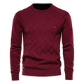 Men's Casual Solid Color Knitted Pullover