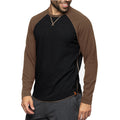 Men's Crew Neck Color Block T-shirt