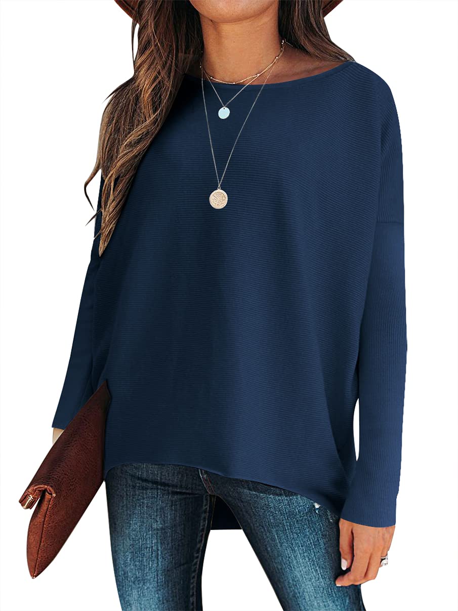 Women's Dolman Sleeve Knitted Pullover Sweater (Buy 2 Free Shipping)