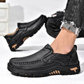 Mitchell Shoes Men's Leather Casual Shoes Non-slip Loafers