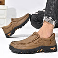Mitchell Shoes New Men's Non-slip Walking Leather Lightweight Breathable Casual Loafers