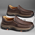 Mitchell Shoes Orthopedic Casual Genuine Leather Slip On Loafers