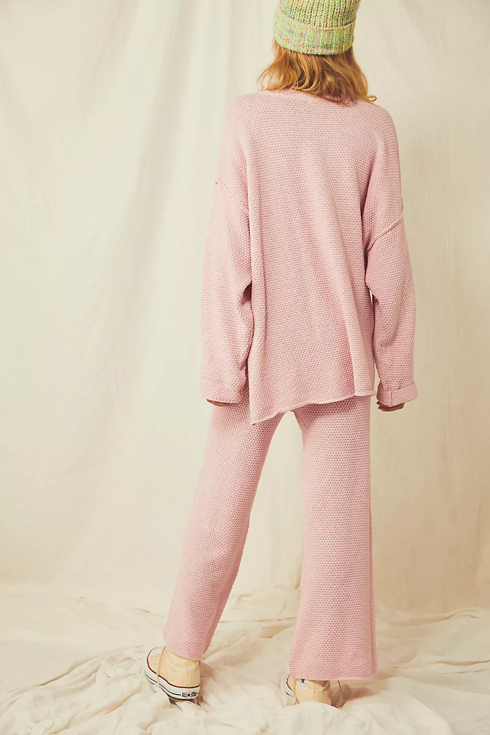 Button Knit 2-Piece Loungewear Set (Buy 2 Free Shipping)