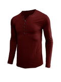 Daniel Solid Color Long-sleeved T-shirt
