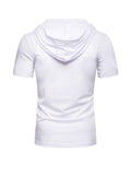 Leo Short Sleeve Pullover Hoodies