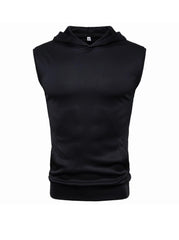 Mackey Solid Color hooded Vest