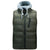 Men's Stand Collar Detachable Hood Zip-up Padded Gilet