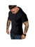 Ronald Solid Color Hooded Casual T-shirt