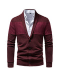 Brent Patchwork Casual Cardigan (shirt not included)
