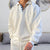 Men's Solid Color Patchwork Sweatshirts Long Sleeve With Button Down