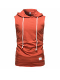 Terry Casual Hoodie Vest