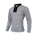 Men's Half Zip Texture Stretch Baseball Collar Long Sleeve Tracksuit