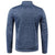Men's Stand Collar Cardigan Long Sleeve Thin Fleece Sweater