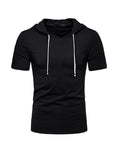 Leo Short Sleeve Pullover Hoodies