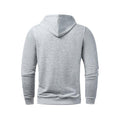 Men's Half Zip Pocket Solid Color Casual Sports Drawstring Hoodie