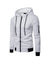 Men's Jacquard Small Check Hoodie Sweatshirt Jacket