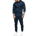 Zipper Detail Drawstring Hoodie & Sweatpants