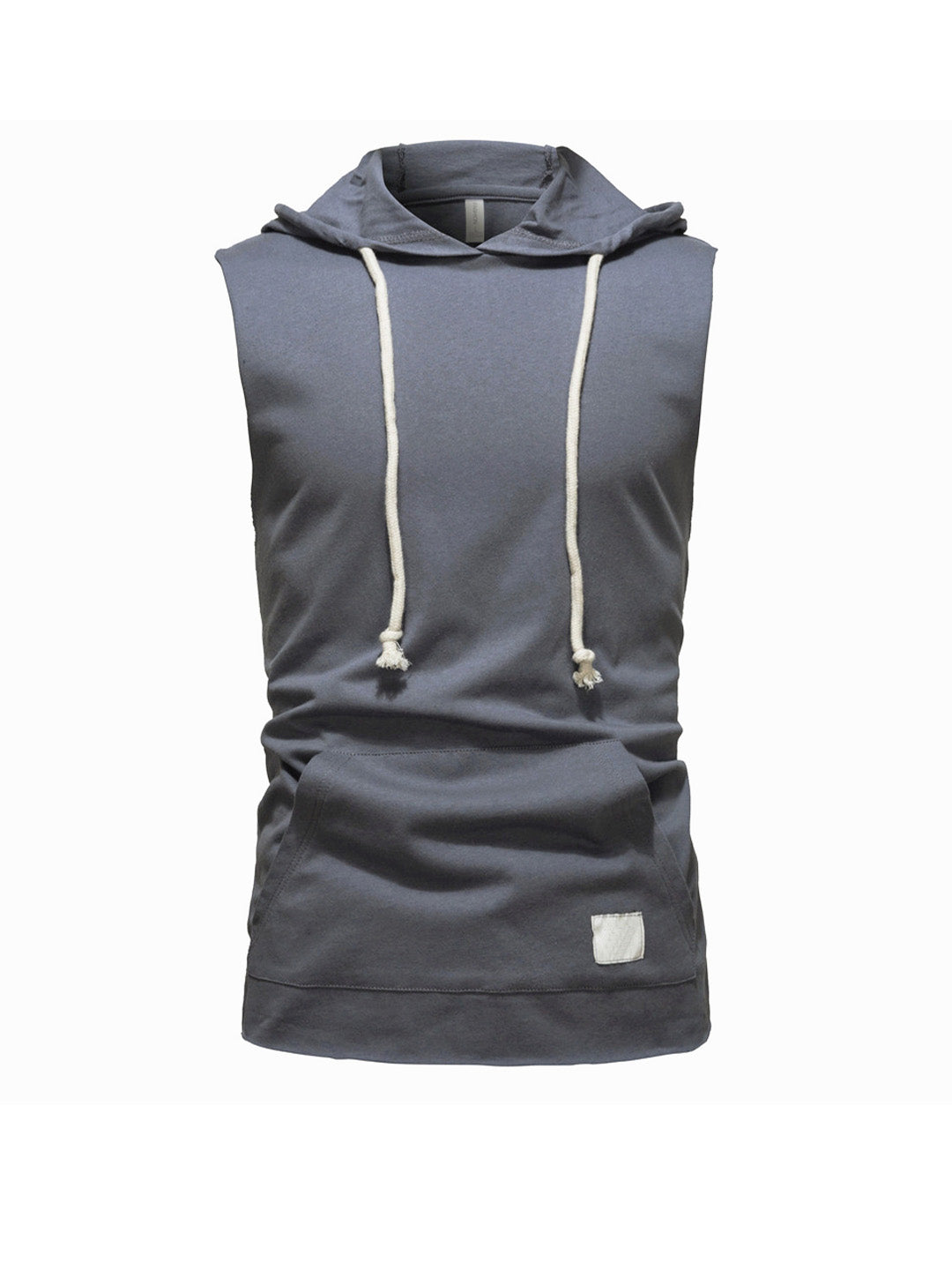 Terry Casual Hoodie Vest