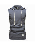 Terry Casual Hoodie Vest