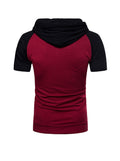 Derek Hooded Raglan Sleeve T-shirt