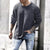 Men's Solid Color Crew Neck Pullover Knit Sweater