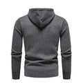 Men's Chenille Basic Casual Pullover Hooded Sweater