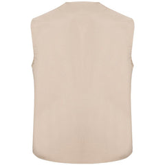 Men's Summer Japanese Sleeveless Fitness Vest Beach Sports Zipper Vest