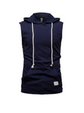 Terry Casual Hoodie Vest