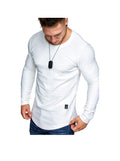Men's Crew Neck Long Sleeve And Short Sleeve T-shirt