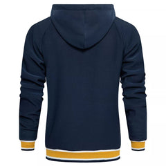 Men's Full Zip Regular Fit Fleece Hooded Sweatshirt with Pockets