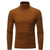 Men's Turtleneck Solid Color Casual Long Sleeve T-shirt