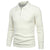 Men's Lapel Pullover Waffle Half Zipper Slim Fit Sweater