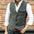 Men's Vintage Herringbone Tweed Suit Vest